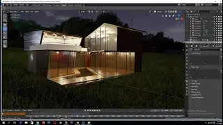 architectural visualization modeling a modern house in blender 2.8