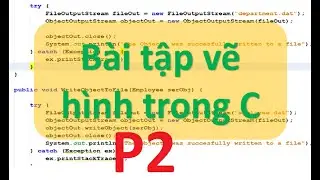 Lập trình C - Bài tập vẽ hình tam giác - Phần 2