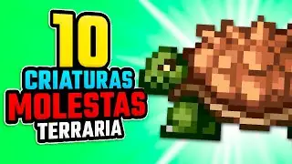 LAS 10 CRIATURAS MAS ASQUEROSAS DE TERRARIA!!! 🐢🐢🐢 | #UNCLOK