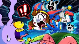 Jax!! Help me!!  Smile Cat Vs Pomni | THE AMAZING DIGITAL CIRCUS VS ZOONOMALY Animation