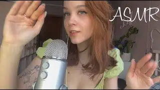 ASMR РИСУЮ НА ТЕБЕ  ( o˘◡˘o)  * звуки рук, скретчинг *