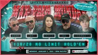 MAX PAIN MONDAY!! Nick Austin, DGAF, Sashimi, DQ, DK & Marouane53!! Commentary by RaverPoker