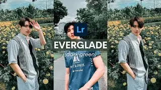 Everglade Preset | Free Lightroom Mobile Presets DNG | Moody Green Preset | Mobile Lightroom Editing