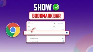 How to Show Bookmark Bar in Google Chrome on PC | Add Bookmark Bar in Chrome