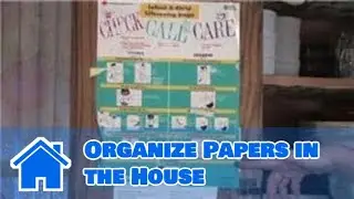 Organization Tips : How to Organize Papers in the House