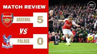 ARSENAL 5-0 CRYSTAL PALACE REVIEW | BIG GABIIIIIII!!! | Premier League