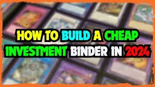 HOW TO BUILD A CHEAP YUGIOH BINDER IN 2024