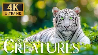 Untamed Forest Creatures 4K 🐒 Soothing Piano Harmonies Exquisite Exploration 🎶 Focused Vibes