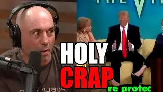 Joe Rogan just played this old Trump clip live on air!! His reaction is perfect.