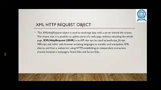 Client Server Architecture, XML Http Request Object and CALLBACK