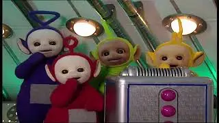 Teletubbies chasing Noo Noo Fast (60fps)