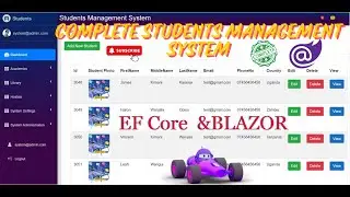 Full Complete Blazor Students Management System with Admin LTE in .NET8.0,EF Core,SQL Server 🚀💥