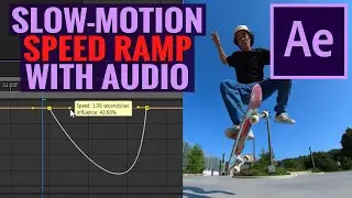 How To Slow Motion Speed Ramp With Sound In After Effects CC