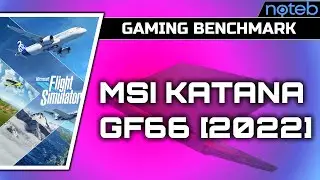 MSI KATANA GF66 (2022) - Microsoft Flight Simulator Gameplay Test (i5-12500H, RTX 3050)