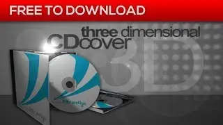 3D CD cover mock-up | After Effects Template | Free Download