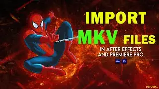 Import MKV files in After Effects or Premiere Pro