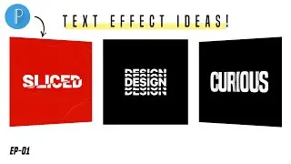 Smart Text Effect Ideas In pixellab!, EP01, Sliced Text Effect.