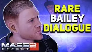 Mass Effect 2 - RARE BAILEY DIALOGUE (Talking to Council Before Meeting Him)