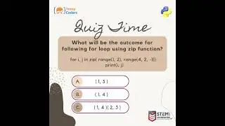 Python Zip Function | Python Quiz #python #programming #quiz #code #functions