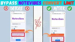 Bypass Notevibes Text to Voice Convert Limit | Convert Unlimited Text To Voice by using Notevibes