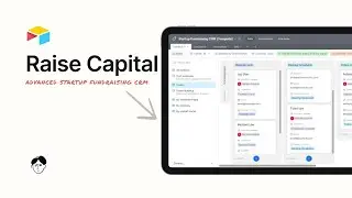 Airtable Advanced Fundraising System - scalable CRM for startups