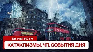 Катаклизмы за день 25.08.2024. Новости, ЧП, события дня