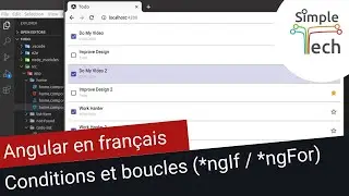 Angular en Français - 6. Les conditions et les boucles: *ngIf et *ngFor