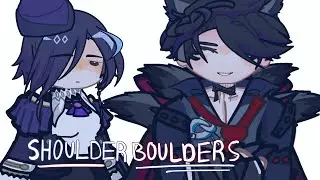 ⭐️ „ shoulder boulders ￼“  | 🌷 | wriothesley and clorinde ( not a ship ) ,, genshin impact !