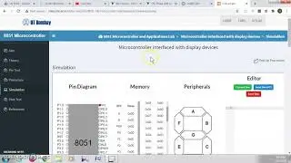 Programming microcontroller 8051 in VLAB