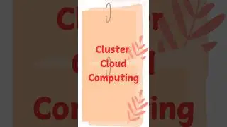 Cluster Cloud Computing #Shorts #cloudcomputing #interview