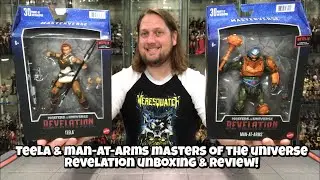 Teela & Man-At-Arms Masters of the Universe Revelation Unboxing & Review!