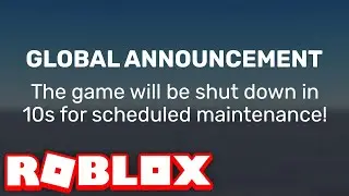 How to make GLOBAL ANNOUNCEMENTS in ROBLOX!