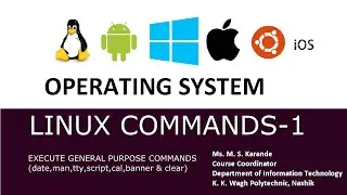 Execute General Purpose Linux Commands || Practical 2