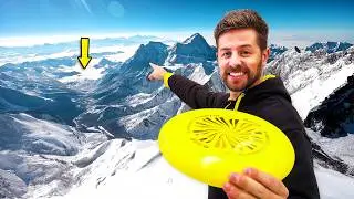 Extreme Frisbee Golf Down A Ski Mountain!