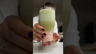 Bubble tea with popping boba (с джус-боллами)🧋