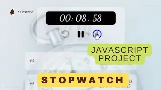 Build A Stopwatch Using HTML , CSS and JavaScript + code