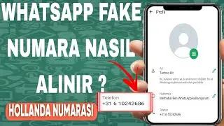 WhatsApp Fake Numara Nasıl Alınır ? | Hollanda +31 Alan Kodlu Fake Numara Alma