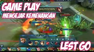 Game play satu team mengejar kemenangan mobile legends