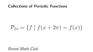 Collections of periodic functions