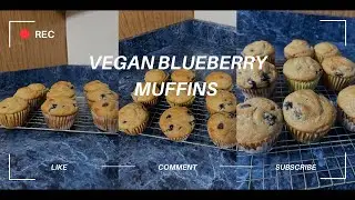 Vegan Blueberry Muffins/ Non Dairy Free… #vegan #recipe #veganmuffins