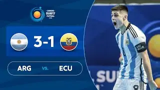 ARGENTINA vs. ECUADOR [3-1] | RESUMEN | CONMEBOL #Sub17FS 2022