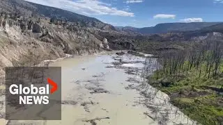 "Massive" Chilcotin River landslide in BC could cause flash flooding in next 24 to 48 hours