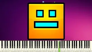 Geometry Dash - Back on Track - PIANO TUTORIAL