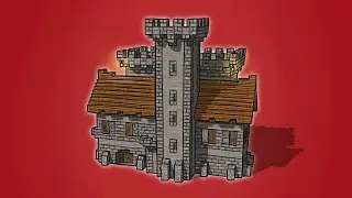 Minecraft: Build an Easy Medieval Castle Tutorial [Step by Step]