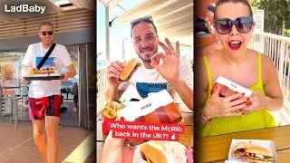 Finding the McRib in a Spanish McDonald’s!!! 🤯🍟