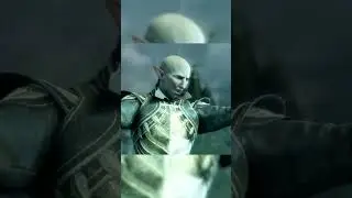 Solas destroys Bianca - Varric's crossbow in Dragon Age the Veilguard