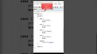 Class 23 | Switch Statement in C Language |#cprogramming #cprogrammingvideo #switchstatement