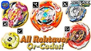 All ROKTAVOR Qr-CODES | ВСЕ QR-КОДЫ Roktavor - Beyblade Burst Surge