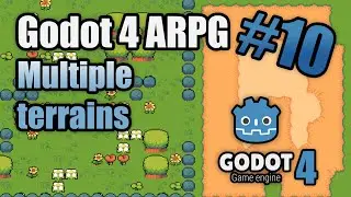 How to use TileMap terrains (autotiles) in Godot 4, part 2 | Action RPG in Godot 4 #10 | tutorial