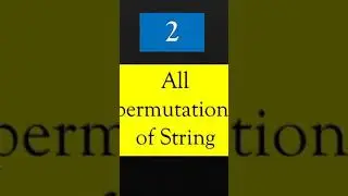 Top 5 String problems for Programming interviews | #programming #coding #string #shorts